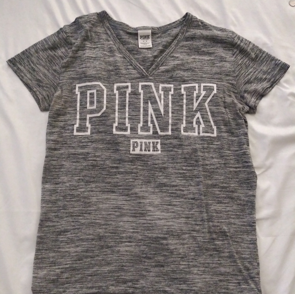 2 PINK Victoria Secret shirts MED.